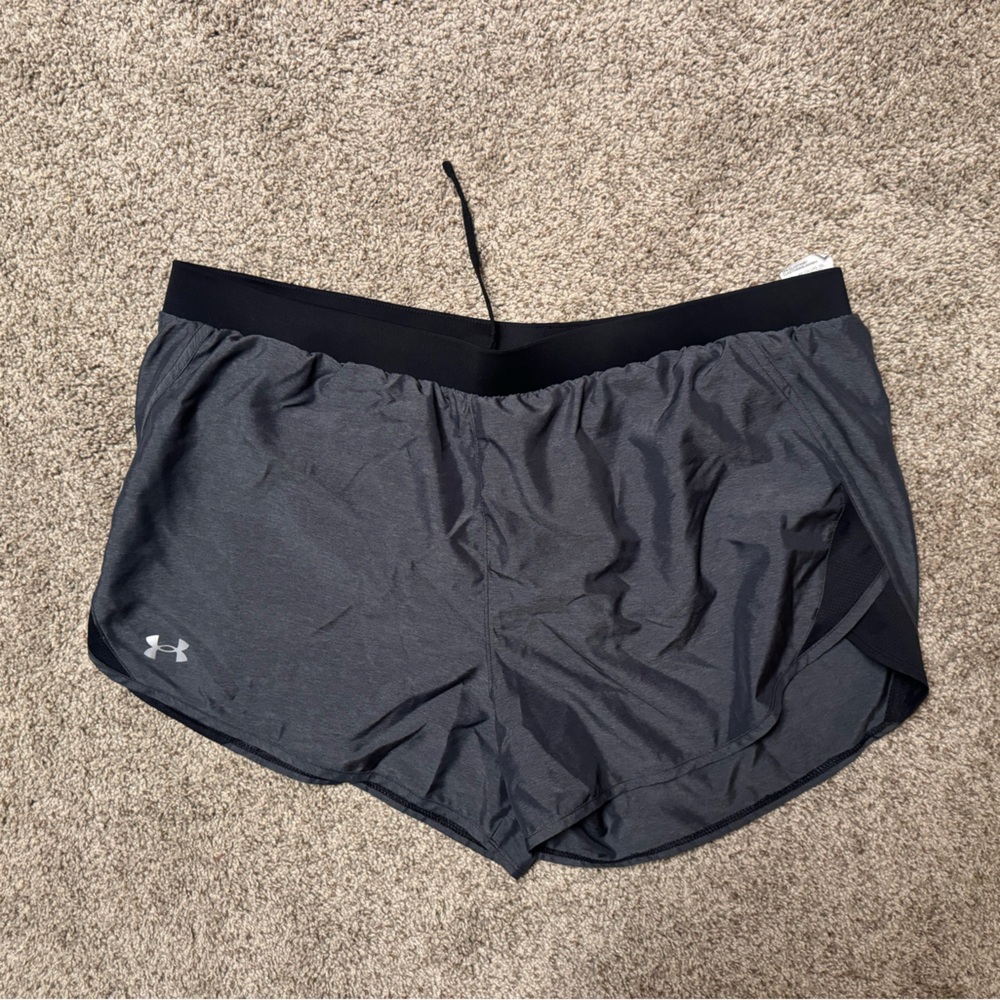 Under Armour Women Gray Athletic Shorts